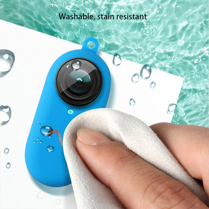 Silicone Protective Case for Insta360 GO 2 Body(Blue) - Case & Bags by buy2fix | Online Shopping UK | buy2fix