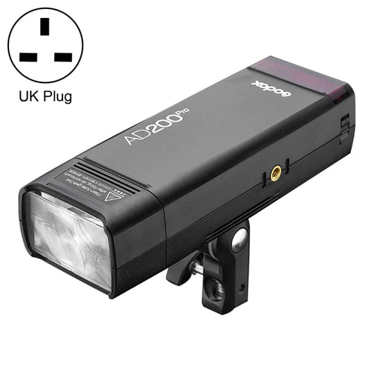 Godox AD200 Pro lampe de poche TTL HSS 2.4G système X sans fil Flash extérieur Flash (prise britannique)
