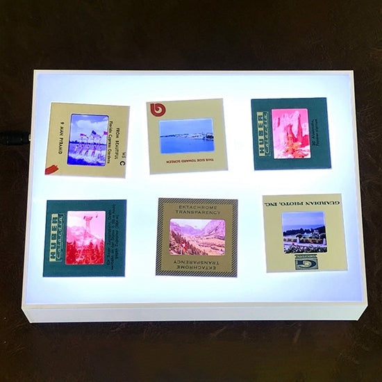 Photo Viewer LED Lightbox Board Box, US Plug (White) -  by buy2fix | Online Shopping UK | buy2fix