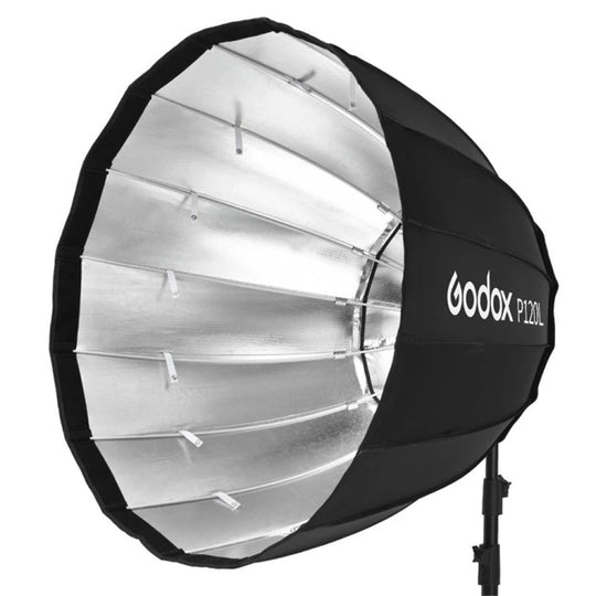 Godox P120L diamètre 120 cm diffuseur de réflecteur parabolique Softbox pour Studio Speedlite Flash Softbox (noir)