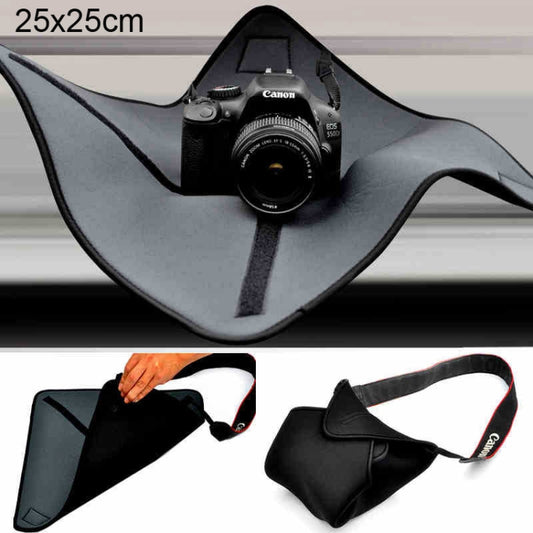 Shockproof Neoprene Bag Magic Wrap Blanket for Canon / Nikon / Sony Camera Lens, Size: 25 x 25cm by buy2fix