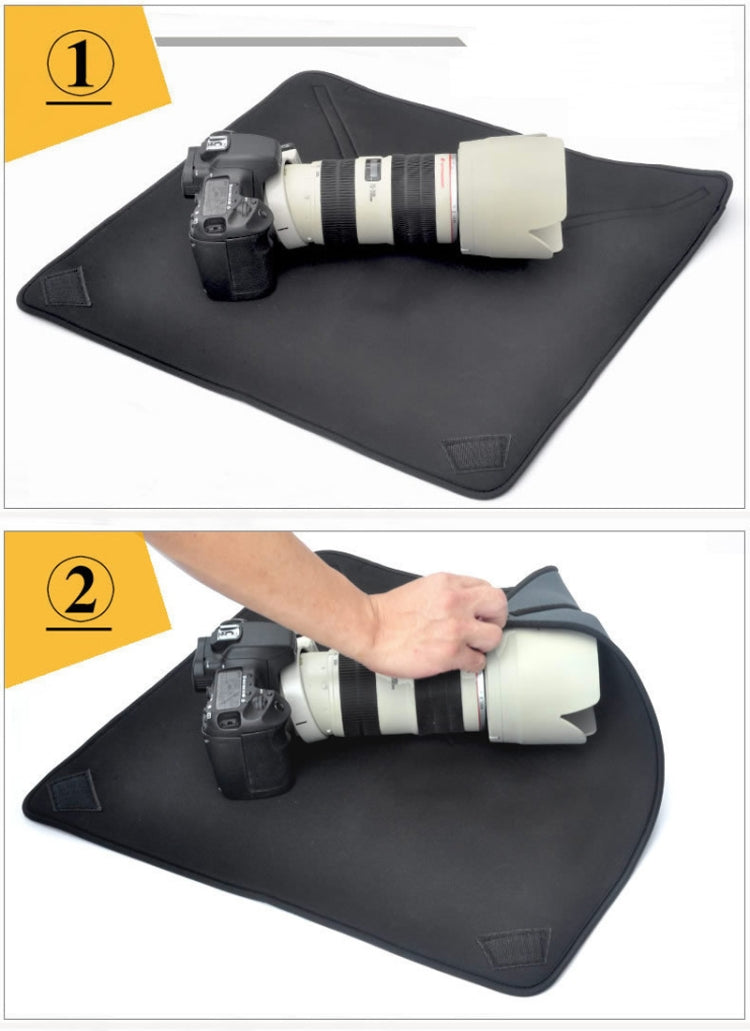 Shockproof Neoprene Bag Magic Wrap Blanket for Canon / Nikon / Sony Camera Lens, Size: 45 x 45cm - Lens Bag by buy2fix | Online Shopping UK | buy2fix