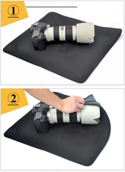 Shockproof Neoprene Bag Magic Wrap Blanket for Canon / Nikon / Sony Camera Lens, Size: 45 x 45cm - Lens Bag by buy2fix | Online Shopping UK | buy2fix