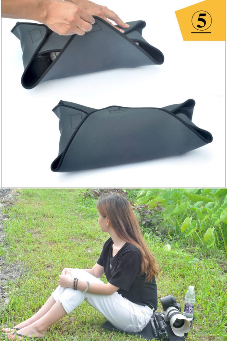 Shockproof Neoprene Bag Magic Wrap Blanket for Canon / Nikon / Sony Camera Lens, Size: 45 x 45cm - Lens Bag by buy2fix | Online Shopping UK | buy2fix