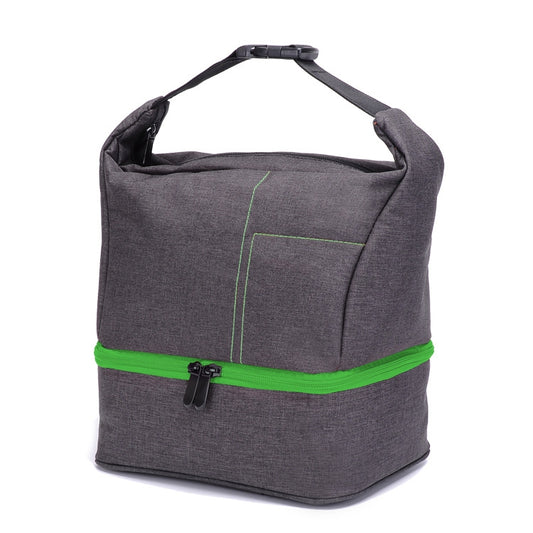 HU107513 Portable Waterproof Scratch-proof Abrasive Material Outdoor Sports Sling Shoulder Bag Handbag DSLR Camera Bag Phone Bag with Adjustable Detachable Shoulder Strap for GoPro, SJCAM, Nikon, Cano ... Samsung, Huawei, Size: 25.5 x 20.5 x 29 cm(Green) by buy2fix