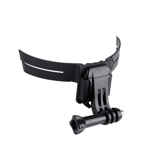 Helmet Mount with J-Hook Buckle  for GoPro, Insta360, DJI and Other Action Cameras (Black) - Helmet Mount by buy2fix | Online Shopping UK | buy2fix