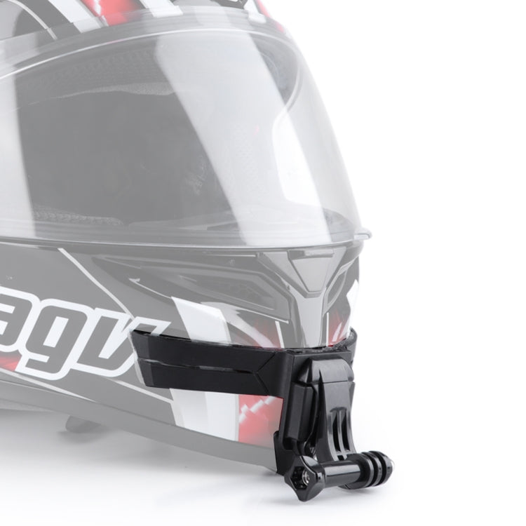 Helmet Mount with J-Hook Buckle  for GoPro, Insta360, DJI and Other Action Cameras (Black) - Helmet Mount by buy2fix | Online Shopping UK | buy2fix