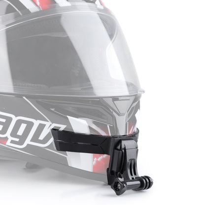 Helmet Mount with J-Hook Buckle  for GoPro, Insta360, DJI and Other Action Cameras (Black) - Helmet Mount by buy2fix | Online Shopping UK | buy2fix