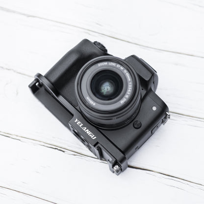 YELANGU CL13 Camera Expansion Board Base L Plate for Canon EOS M50 (Black) - L-Bracket by YELANGU | Online Shopping UK | buy2fix