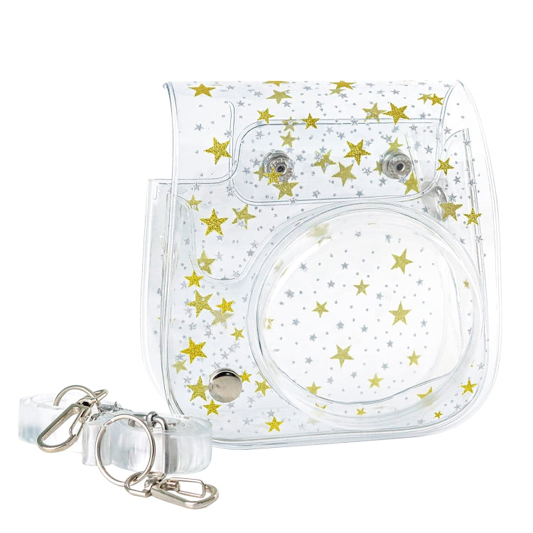 Stars Crystal PVC Hard Case Camera Bag with Shoulder Strap for FUJIFILM Instax Mini 11 (Transparent) by buy2fix