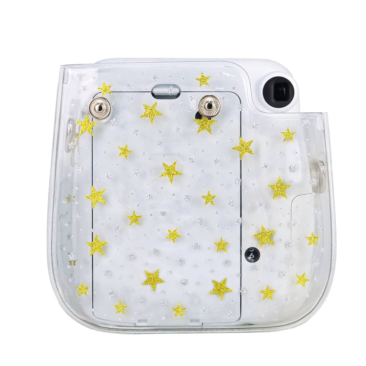 Stars Crystal PVC Hard Case Camera Bag with Shoulder Strap for FUJIFILM Instax Mini 11 (Transparent) by buy2fix