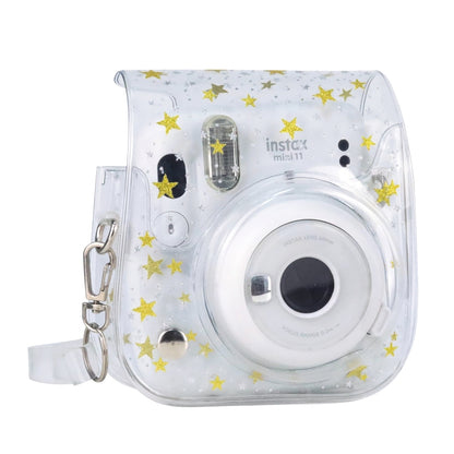 Stars Crystal PVC Hard Case Camera Bag with Shoulder Strap for FUJIFILM Instax Mini 11 (Transparent) by buy2fix