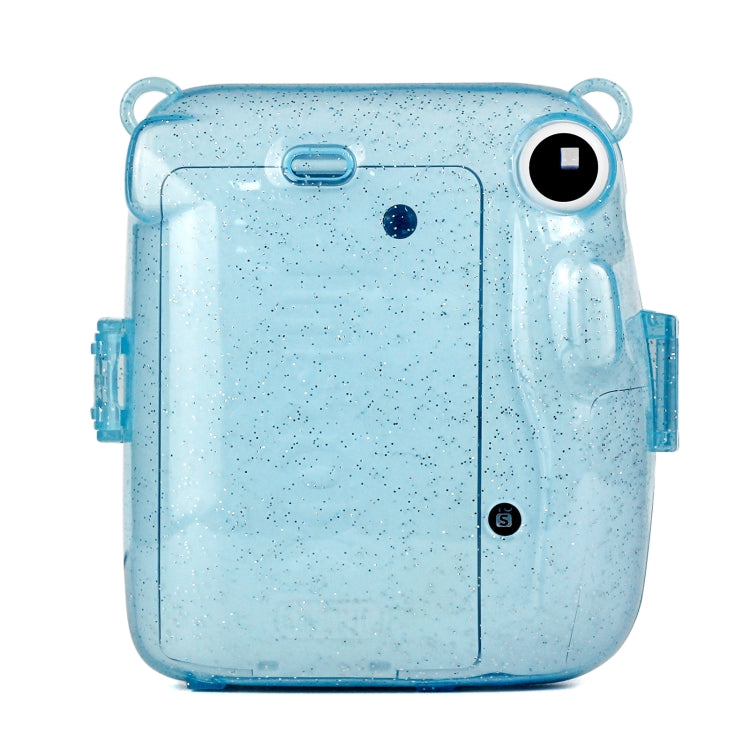 Glitter Power Crystal Case with Strap for FUJIFILM Instax mini 11 (Blue) by buy2fix