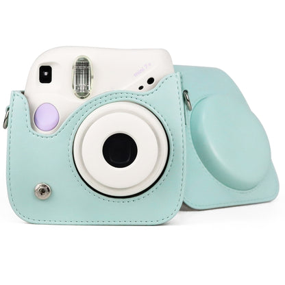 Retro Full Body PU Leather Case Camera Bag with Strap for FUJIFILM instax mini 7+ (Baby Blue) by buy2fix