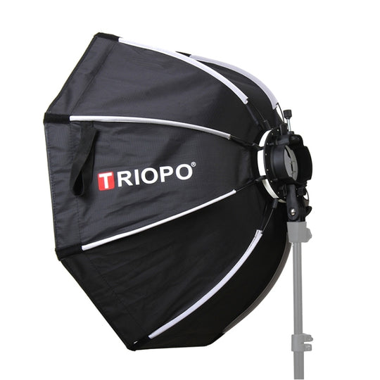 TRIOPO KX90 90 cm Dôme Speedlite Flash Octogone Parabolique Softbox Diffuseur (Noir)