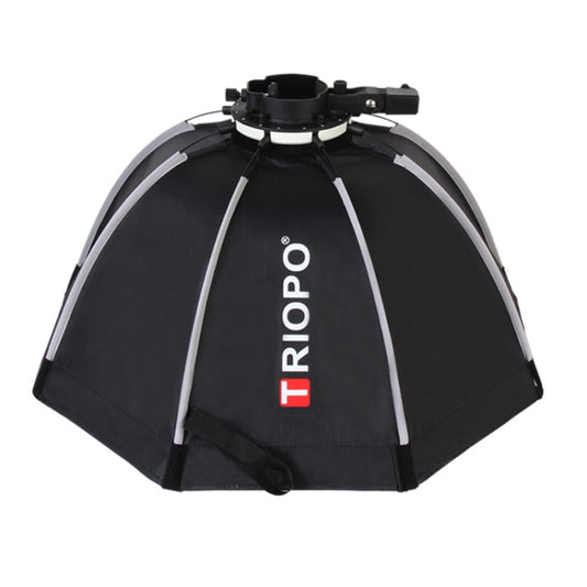 TRIOPO KX90 90cm Dome Speedlite Flash Octagon Parabolic Softbox Diffuser (Black) -  by TRIOPO | Online Shopping UK | buy2fix