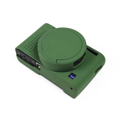 Soft Silicone Protective Case for Sony Cyber-Shot RX100 VII / RX100 M7 (Green) by buy2fix