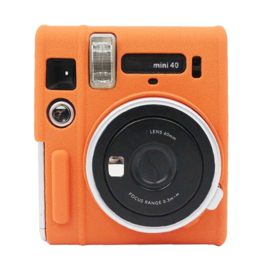 Soft Silicone Protective Case for Fujifilm Instax mini 40 (Orange) - Protective Case by buy2fix | Online Shopping UK | buy2fix
