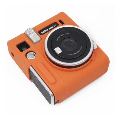 Soft Silicone Protective Case for Fujifilm Instax mini 40 (Orange) - Protective Case by buy2fix | Online Shopping UK | buy2fix