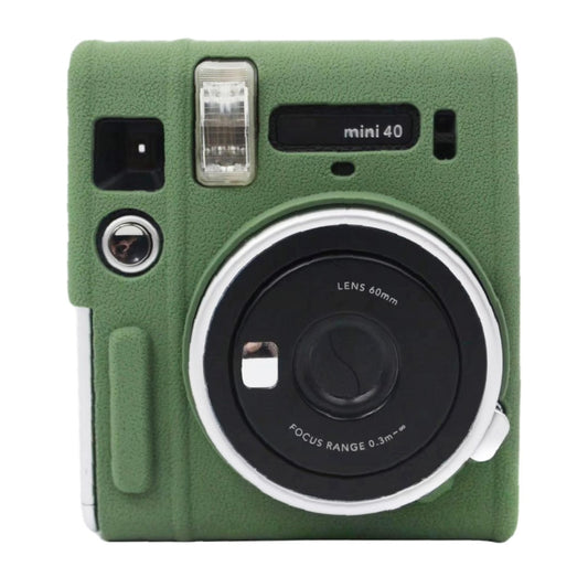 Soft Silicone Protective Case for Fujifilm Instax mini 40 (Green) - Protective Case by buy2fix | Online Shopping UK | buy2fix
