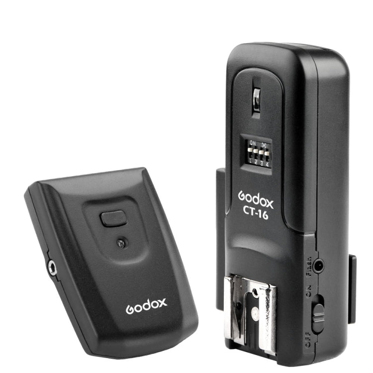 Godox CT-16 Flash Trigger Transmitter + Receiver Set (Black) by Godox