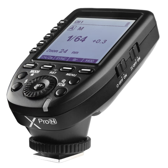 Godox Xpro-N TTL Déclencheur de flash sans fil pour Nikon (Noir)