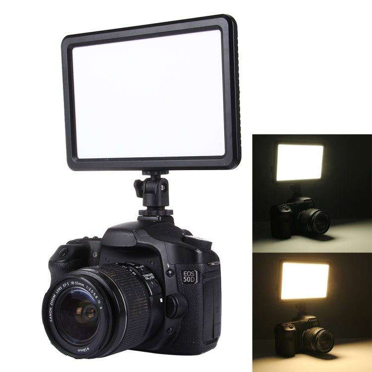 LED-006 104 LED 850LM Dimmable Video Light on-Camera Photography Lighting Fill Light for Canon, Nikon, DSLR Camera -  by buy2fix | Online Shopping UK | buy2fix