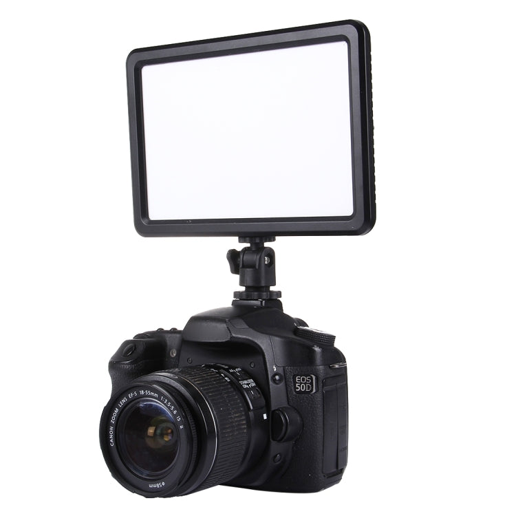 LED-006 104 LED 850LM Dimmable Video Light on-Camera Photography Lighting Fill Light for Canon, Nikon, DSLR Camera -  by buy2fix | Online Shopping UK | buy2fix