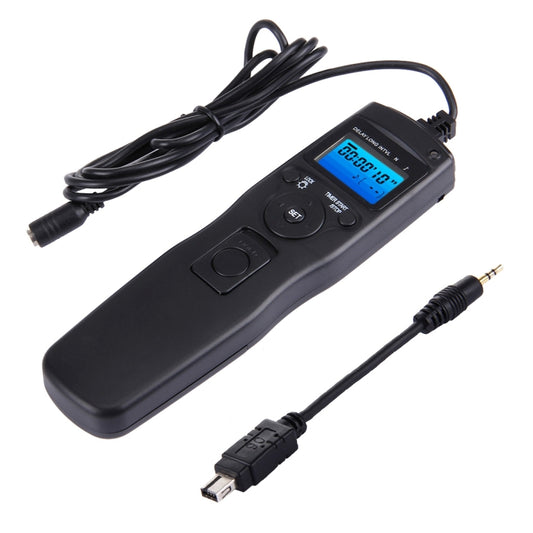 RST-7006 LCD Screen Time Lapse Intervalometer Shutter Release Digital Timer Remote Controller with N10 Cable for NIKON D90/D5000/D7000/D3100 Camera(Black) - Shutter Release Cord by buy2fix | Online Shopping UK | buy2fix