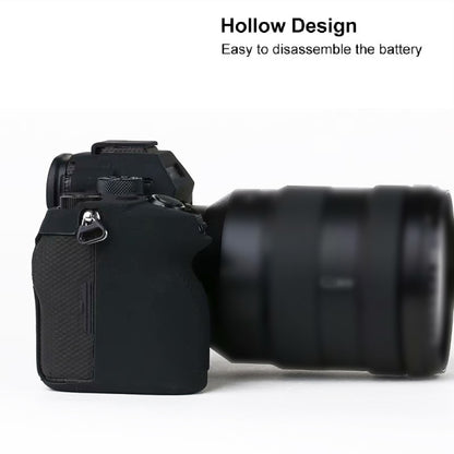 For Sony A7R4 Soft Silicone Protective Case(Yellow) - Protective Case by buy2fix | Online Shopping UK | buy2fix
