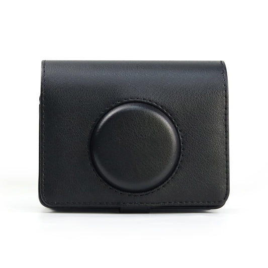 Retro Full Body Camera PU Leather Case Bag with Strap for FUJIFILM instax mini Evo(Black) - Leather Bag by buy2fix | Online Shopping UK | buy2fix