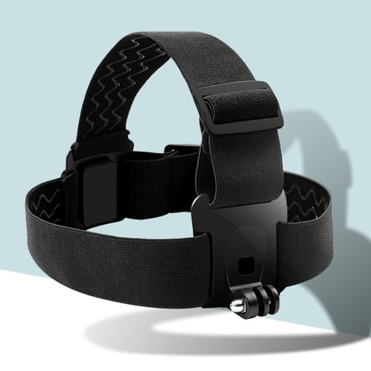 Elastic Mount Belt Adjustable Head Strap with Phone Clamp & Screw & S-type Adapter for GoPro HERO10 Black / HERO9 Black /8 /7 /6 /5, Xiaoyi and Other Action Cameras, Smarphones(Black) - Head Belt by buy2fix | Online Shopping UK | buy2fix