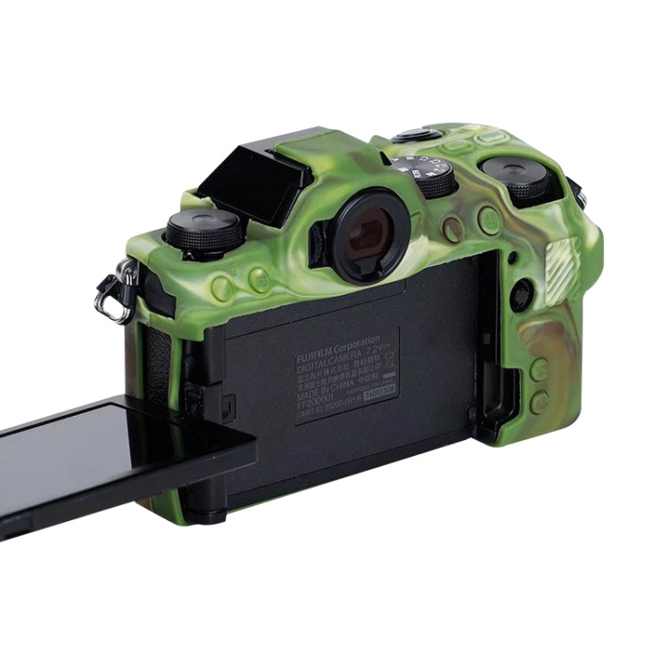 Soft Silicone Protective Case for FUJIFILM X-S10 (Camouflage) by buy2fix
