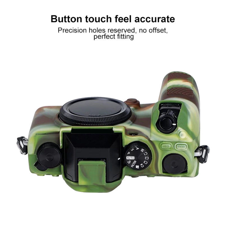 Soft Silicone Protective Case for FUJIFILM X-S10 (Camouflage) by buy2fix