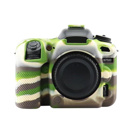 Soft Silicone Protective Case for Nikon D7500 (Camouflage) - Protective Case by buy2fix | Online Shopping UK | buy2fix