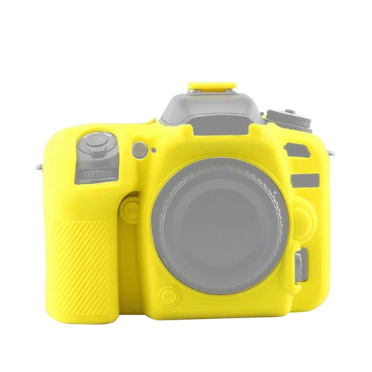 Soft Silicone Protective Case for Nikon D7500(Yellow) - Protective Case by buy2fix | Online Shopping UK | buy2fix