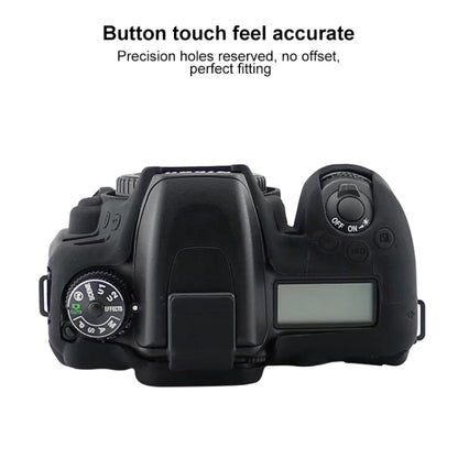 Soft Silicone Protective Case for Nikon D7500(Yellow) - Protective Case by buy2fix | Online Shopping UK | buy2fix