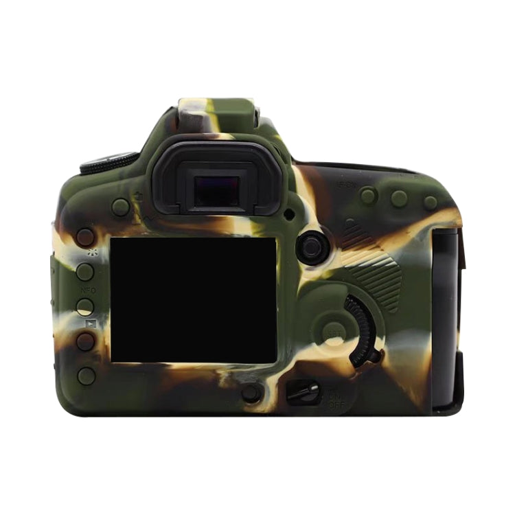 For Canon EOS 5D Mark II Soft Silicone Protective Case(Camouflage) by buy2fix