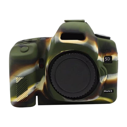 For Canon EOS 5D Mark II Soft Silicone Protective Case(Camouflage) by buy2fix