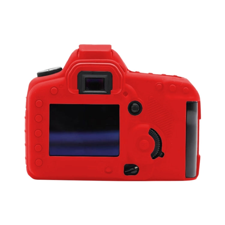 For Canon EOS 5D Mark II Soft Silicone Protective Case(Red) by buy2fix