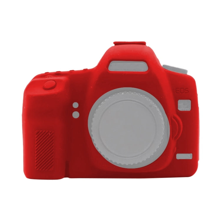 For Canon EOS 5D Mark II Soft Silicone Protective Case(Red) by buy2fix