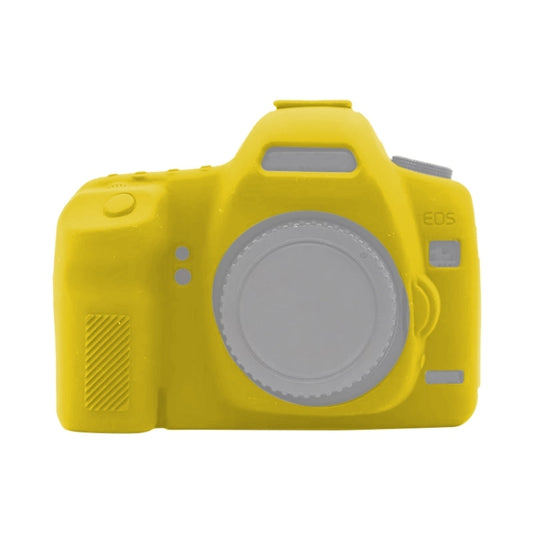 For Canon EOS 5D Mark II Soft Silicone Protective Case(Yellow) by buy2fix