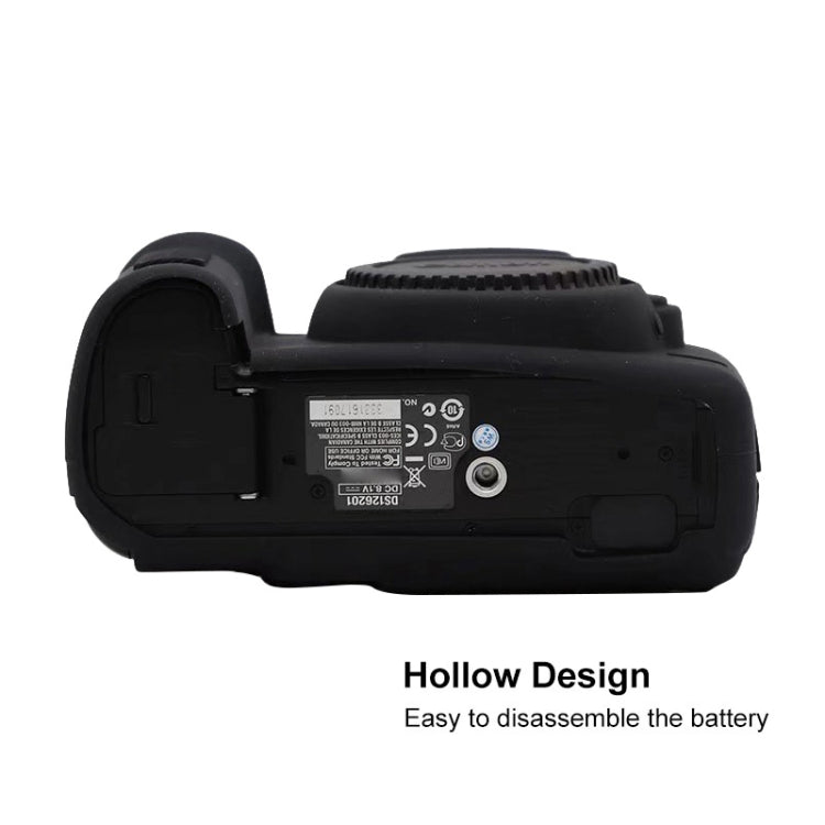 For Canon EOS 5D Mark II Soft Silicone Protective Case(Black) by buy2fix