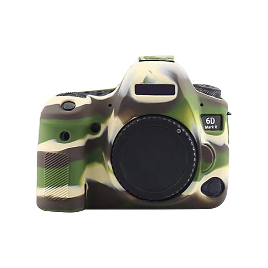For Canon EOS 6D Mark II Soft Silicone Protective Case (Camouflage) - Protective Case by buy2fix | Online Shopping UK | buy2fix