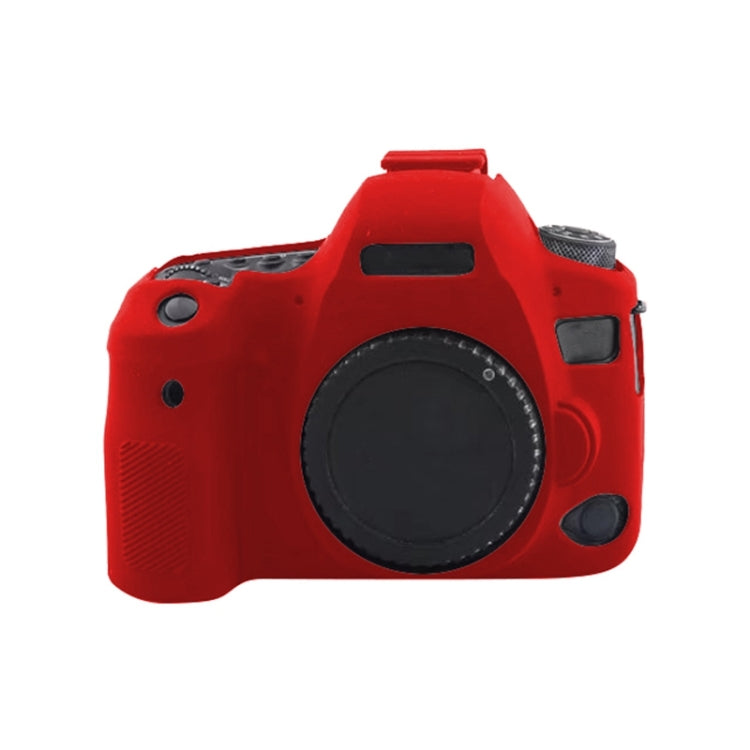 For Canon EOS 6D Mark II Soft Silicone Protective Case (Red) by buy2fix