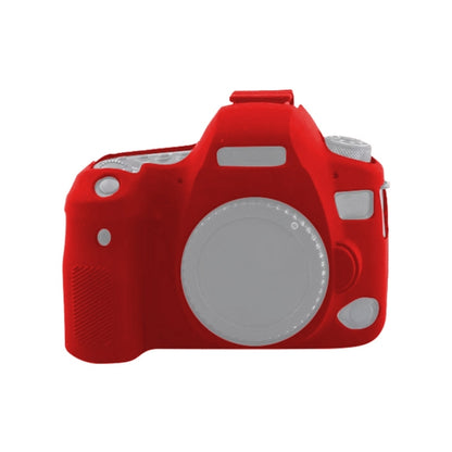 For Canon EOS 6D Mark II Soft Silicone Protective Case (Red) by buy2fix