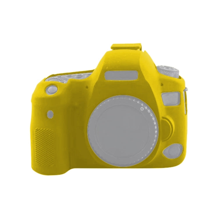 For Canon EOS 6D Mark II Soft Silicone Protective Case (Yellow) by buy2fix