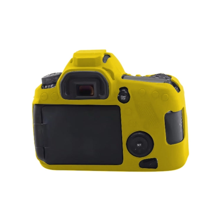 For Canon EOS 6D Mark II Soft Silicone Protective Case (Yellow) by buy2fix