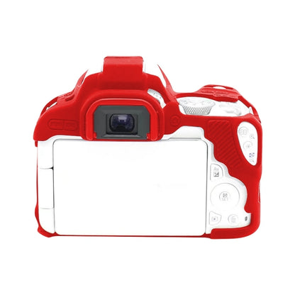 For Canon EOS 200D / EOS 200D Mark II Soft Silicone Protective Case(Red) by buy2fix