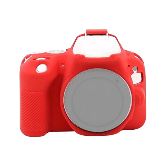 For Canon EOS 200D / EOS 200D Mark II Soft Silicone Protective Case(Red) by buy2fix